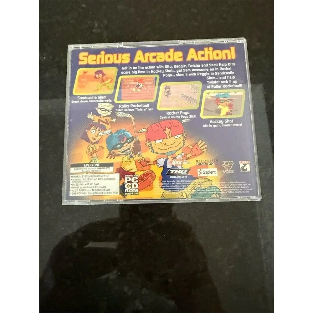 Rocket Power: Extreme Arcade Games PC CD ROM 2001 THQ E Rating‎